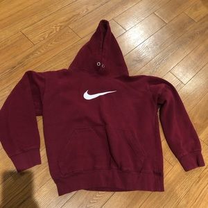 Maroon Nike Hoodie
